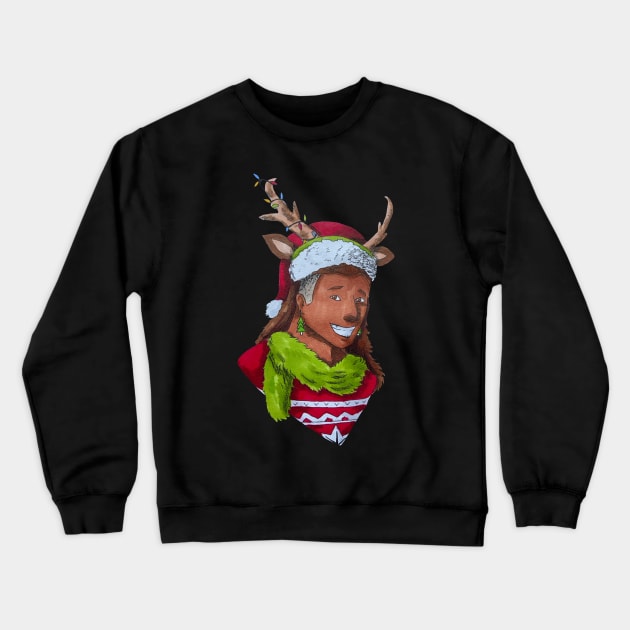 Christmas costume Crewneck Sweatshirt by Innominatam Designs